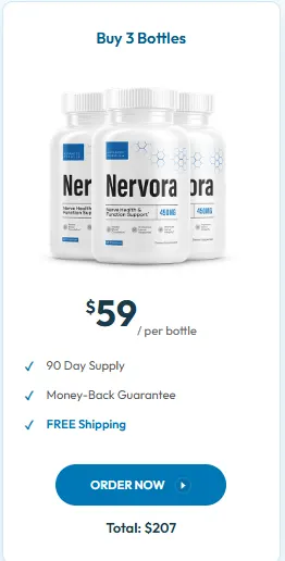 nervora - 3 Bottles